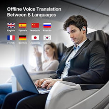 Load image into Gallery viewer, Language Translator Earbuds: 3-in-1 Translation Earphone 144 Languages &amp; Accents Translation in Real Time, 8 Offline Language Translation Packs Ideal for Travel Business Learning, Milkywhite
