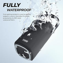 Load image into Gallery viewer, Tribit Upgraded StormBox Pro Portable Bluetooth Speaker with High Fidelity 360 Sound, Bluetooth 5.3, 3 Drivers with 2 Passive Radiators, Built-in XBass, 24H Playtime, IP67 Waterproof for Outdoors
