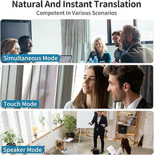 Load image into Gallery viewer, Language Translator Earbuds, Two Way Real time Translation Device in 150 Languages, Bluetooth &amp; APP for Travel, Business, and Learning (White)
