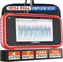 Load image into Gallery viewer, LAUNCH CRP123E OBD2 Scanner Engine Transmission ABS SRS Scan Tool,Code Reader with Oil Reset,SAS Reset,Throttle Adaptation,Wi-Fi Update,AUTO VIN,Car Diagnostic Tool for All Cars,Upgraded Ver.of CRP123
