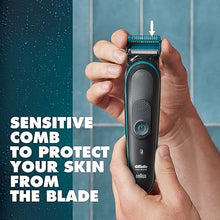 Load image into Gallery viewer, Gillette Intimate Men’s Pubic Hair Trimmer, Holiday Gift Set for Men, SkinFirst Pubic Hair i5 Trimmer for Men, Waterproof, With Anti Chafe Stick
