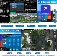 Load image into Gallery viewer, Rsrteng IPC-9800MOVTADHS Pro Full Features CCTV Camera Tester 7-inch IPS Touch Screen Monitor CCTV Tester with HD-TVI HD-CVI AHD SDI IP Camera Support DMM TDR Features POE 8K HDMI
