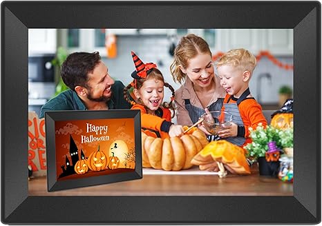 Uhale 10.1 Inch Digital Picture Frame WiFi Digital Photo Frame,IPS HD Touch Screen Electronic Picture Frame, 16GB Storage, Photo Frame Easy to Share Photos and Video via Uhale APP-Best Gifts of 2024