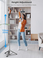 Load image into Gallery viewer, Selfie Stick &amp; Phone Tripod, All in 1 Selfie Stick Tripod with Remote, Phone Travel Tripod Stand for Video Recording, Live Streaming, Photograph, Group Photo, Vlog Compatible with All Cellphones
