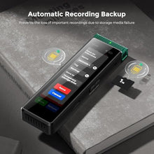 Load image into Gallery viewer, 8GB Digital Voice Recorder with Playback, Innioasis R1 Full Touchscreen Voice Recorder with Bluetooth, Voice Activated Sound Audio Recorder Device with Mic Green_250
