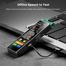 Load image into Gallery viewer, 8GB Digital Voice Recorder with Playback, Innioasis R1 Full Touchscreen Voice Recorder with Bluetooth, Voice Activated Sound Audio Recorder Device with Mic Green_251

