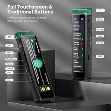 Load image into Gallery viewer, 8GB Digital Voice Recorder with Playback, Innioasis R1 Full Touchscreen Voice Recorder with Bluetooth, Voice Activated Sound Audio Recorder Device with Mic Green_252
