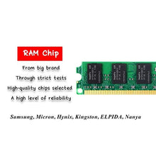 Load image into Gallery viewer, 8GB Kit (4x2GB) DDR2 800Mhz Udimm RAM, Royemai DDR2-800U PC2-6400 2GB 1.8V CL6 240-pin 2Rx8 Non-ECC Unbuffered Desktop Computer RAM Memory Modules, xgbddrudimmvdesktopgr_54
