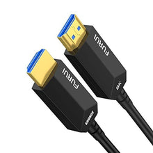 Load image into Gallery viewer, 8K Fiber HDMI Cable 33ft, FURUI Fiber HDMI 2.1 Optic Cable [8K@60Hz,4K@120Hz] Ultra High Speed 48Gbps, Dynamic HDR, eARC, BT.2020, 4:4:4 Compatible with Apple TV, Nintendo Switch, Roku etc, Black_1
