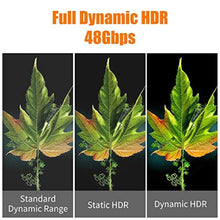 Load image into Gallery viewer, 8K Fiber HDMI Cable 33ft, FURUI Fiber HDMI 2.1 Optic Cable [8K@60Hz,4K@120Hz] Ultra High Speed 48Gbps, Dynamic HDR, eARC, BT.2020, 4:4:4 Compatible with Apple TV, Nintendo Switch, Roku etc, Black_2153
