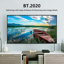 Load image into Gallery viewer, 8K Fiber HDMI Cable 33ft, FURUI Fiber HDMI 2.1 Optic Cable [8K@60Hz,4K@120Hz] Ultra High Speed 48Gbps, Dynamic HDR, eARC, BT.2020, 4:4:4 Compatible with Apple TV, Nintendo Switch, Roku etc, Black_2154
