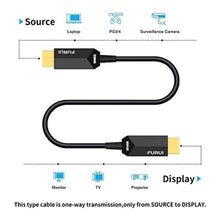 Load image into Gallery viewer, 8K Fiber HDMI Cable 33ft, FURUI Fiber HDMI 2.1 Optic Cable [8K@60Hz,4K@120Hz] Ultra High Speed 48Gbps, Dynamic HDR, eARC, BT.2020, 4:4:4 Compatible with Apple TV, Nintendo Switch, Roku etc, Black_2155
