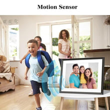Load image into Gallery viewer, 9.7" Digital Picture-Frame WiFi Smart-Photo-Frame - Wi-Fi Frame with IPS Touch Screen, 32GB, Wall-Mounted, Motion Sensor, Send Picture Video via App Email, Free Cloud, Birthday Gift for Friend Family, Black_871
