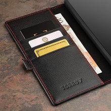 Load image into Gallery viewer, TORRO Case Compatible with Samsung Galaxy S23 Ultra 5G – Premium Leather Wallet Case with Kickstand and Card Slots (Black)
