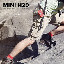 Load image into Gallery viewer, Altec Lansing Mini H2O - Waterproof Bluetooth Speaker, IP67 Certified &amp; Floats in Water, Compact &amp; Portable Speaker for Hiking, Camping, Pool, and Beach, Red
