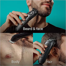 Load image into Gallery viewer, Braun All-in-One Style Kit Series 5 5480, 8-in-1 Trimmer for Men with Beard Trimmer, Body Trimmer for Manscaping, Hair Clippers &amp; More, Ultra-Sharp Blade, 40 Length Settings, Waterproof
