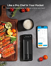 Load image into Gallery viewer, GoveeLife Wireless Meat Thermometer, WiFi Meat Thermometer Digital with Unlimited Range Monitoring, LCD Rechargeable Base, APP Recipes, Bluetooth Cooking Food Thermometer for BBQ Grill, Oven, Smoker
