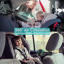 Load image into Gallery viewer, AMACOOL Battery Operated Stroller Fan Flexible Tripod Clip On Fan with 3 Speeds and Rotatable Handheld Personal Fan for Car Seat Crib Bike Treadmill (Black)
