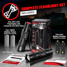 Load image into Gallery viewer, GearLight LED Tactical Flashlights High Lumens - Mini Flashlights for EDC Carry - Compact Powerful Emergency Flashlights Made from Military-Grade Aluminum - Drop Resistant and Water Resistant
