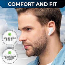 Load image into Gallery viewer, PHILIPS True Wireless Earbuds, TWS Bluetooth 5.3 Headphones, 13mm Drivers, AI Mic for Clear Calls, IPX4 Waterproof, 15 Hours Playtime, Compatible w/iPhone Android &amp; Bluetooth Devices, TAT1138 White
