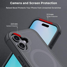 Load image into Gallery viewer, M MYBAT PRO Maverick Series iPhone 16 Plus 6.7 Case with Belt Clip Holster,[Compatible with Magsafe] w/Screen Protector,Anti-Drop,Shockproof,with 360°Rotating Kickstand,Heavy Duty Protection Black
