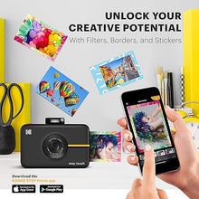 Load image into Gallery viewer, Kodak Step Touch | 13MP Digital Camera &amp; Instant Printer with 3.5 LCD Touchscreen Display, 1080p HD Video - Editing Suite, Bluetooth &amp; Zink Zero Ink Technology | Black
