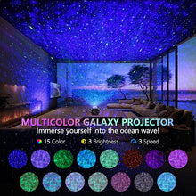 Load image into Gallery viewer, Galaxy Projector for Bedroom, Light Projector Star Projector Galaxy Light with Bluetooth Speaker, Timer, APP &amp; Remote Control for Kids
