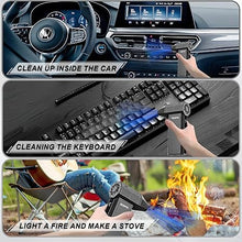 Load image into Gallery viewer, SDFM Electric Air Duster - 130000RPM Compressed Air Duster?3 Gear Adjustable Jet Dry Blower can Reusable Can for Computer Keyboard,Outdoors,Car,Home.… (Black)
