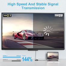 Load image into Gallery viewer, 8K HDMI Cable 10Ft- Ultra High Speed 48Gbps HDMI 2.1 Cable - Support 8K@60Hz, 4K@120Hz - Feature Dynamic HDR, eARC, Dolby Atmos - HDMI Cables for Monitors, HDTV, Projectors
