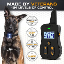 Load image into Gallery viewer, INVIROX Dog Shock Collar [Ultra K9] 124 Training Levels, 4 Powerful Modes with Night-Light and ¾ Mile Range 100% Safe Dog Training Collar for Large Dogs IP67 Waterproof
