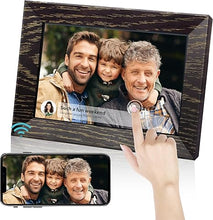 Load image into Gallery viewer, Frameo 8 Inch WiFi Digital Picture Frame, 1280x800 HD IPS Touch Screen Digital Photo Frame, 16GB Memory, Auto-Rotate, Wall Mountable, Share Photos/Videos Instantly via Frameo App from Anywhere
