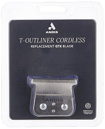 Andis 04555 Cordless T-Outliner Lithium Ion Replacement Deep Tooth GTX Blade - Carbon Steel