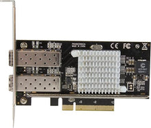 Load image into Gallery viewer, StarTech.com 10G Network Card - 2X 10G Open SFP+ Multimode LC Fiber Connector - Intel 82599 Chip - Gigabit Ethernet Card (PEX20000SFPI)
