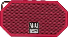 Load image into Gallery viewer, Altec Lansing Mini H2O - Waterproof Bluetooth Speaker, IP67 Certified &amp; Floats in Water, Compact &amp; Portable Speaker for Hiking, Camping, Pool, and Beach, Red
