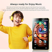Load image into Gallery viewer, 160GB MP3 Player with Bluetooth and WiFi, innioasis Music Player with Spotify,Pandora,Amazon Music,4&quot; Touch Screen Android MP4 MP3 Player for Kids with Libby,Audible(Black_Gold)
