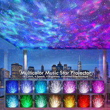 Load image into Gallery viewer, Rossetta Galaxy Projector, Star Projector for Bedroom, Night Lights for Kids Room with White Noise, Bluetooth Speaker, Timer and Remote, Room Decor, Gifts for Girls, Boys, Adults, Christmas, Birthday
