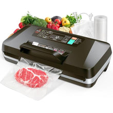 Load image into Gallery viewer, 95kpa Vacuum Sealer MachinePowerful Sealing System 10-in-1 Food Sealer with Digital Time, Double Heat Seal,Bags Storage, Build-in Cutter,1 Bag Rolls and 10 pcs Pre-cut Bags, BlackishBrown_1
