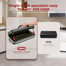 Load image into Gallery viewer, 95kpa Vacuum Sealer MachinePowerful Sealing System 10-in-1 Food Sealer with Digital Time, Double Heat Seal,Bags Storage, Build-in Cutter,1 Bag Rolls and 10 pcs Pre-cut Bags, BlackishBrown_1307
