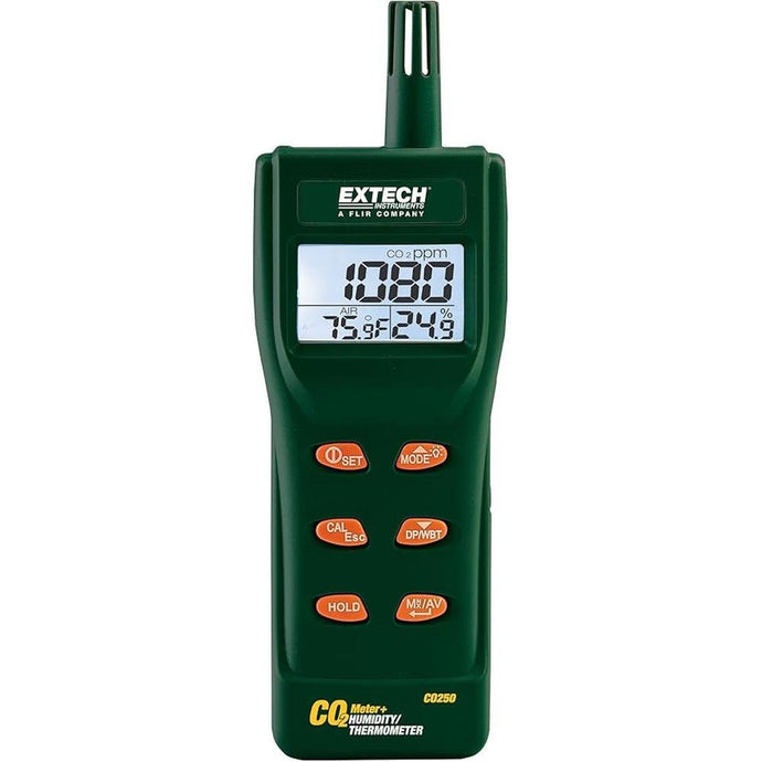 Extech CO250 Portable Indoor Air Quality CO2 Meter/Datalogger