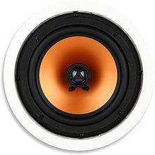 Load image into Gallery viewer, Micca M-8C 2-Way in-Ceiling Round Speaker, 9.4&quot; Cutout Diameter, Whole House Audio, Home Theater, Indoor or Covered Outdoor, 8&quot; Woofer, 1&quot; Tweeter, White, Paintable, Each
