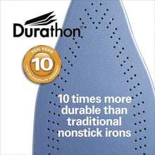 Load image into Gallery viewer, Hamilton Beach Steam Iron &amp; Vertical Steamer for Clothes with Scratch-Resistant Durathon Soleplate, Digital Temperature Control, 8’ Retractable Cord, 3-Way Auto Shutoff, Anti-Drip, 1700 Watts, Silver
