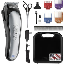 Load image into Gallery viewer, Wahl USA Lithium Ion Pro Series Cordless Animal Clippers – Rechargeable, Heavy-Duty, Electric Dog &amp; Cat Grooming Kit for Small &amp; Large Breeds with Thick to Heavy Coats – Model 9766

