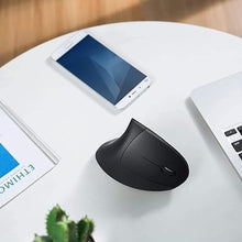 Load image into Gallery viewer, Anker 2.4G Wireless Vertical Ergonomic Optical Mouse, 800 / 1200 /1600 DPI, 5 Buttons for Laptop, Desktop, PC, Macbook - Black
