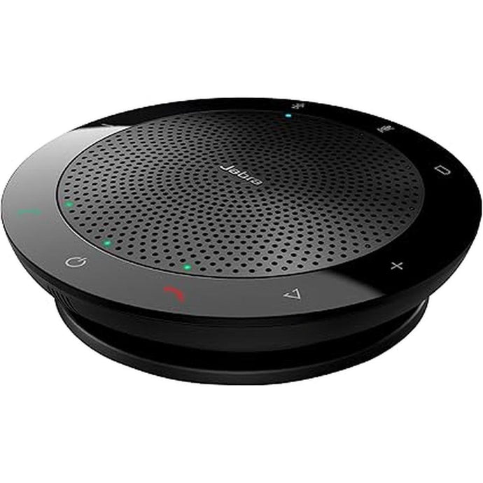 Jabra Speak 510 MS Wireless Bluetooth Speakerphone with Link 370 USB Adapter - Black