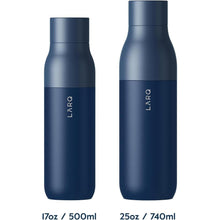Load image into Gallery viewer, LARQ Bottle Twist Top 25 oz - Insulated Stainless Steel Water Bottle | Thermos, BPA Free | Reusable Water Bottle for Camping, Office, and Travel | Keep Drinks Cold and Hot, Monaco Blue
