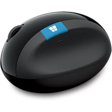 Load image into Gallery viewer, Microsoft Sculpt Ergonomic Mouse, Black - Wireless Mouse for Natural Wrist Comfort with 4-Way Scroll Wheel for PC/Laptop/Desktop, works with Mac/Windows 8/10/11 Computers
