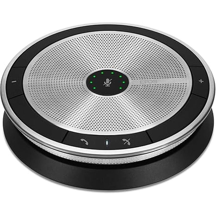 Sennheiser Enterprise Solution SP 20 ML 506050 Sound-Enhanced, User Friendly Mobile Speaker Phone For Desk Mobile Phone Softphone PC Connection Skype for Business Certified, Silver, EXPAND SP 20