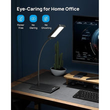 Load image into Gallery viewer, TROND Desk Lamp, Bright Dimmable Eye-Caring Table Lamp, 3 Color Modes 7 Brightness Levels, Flexible Gooseneck, Touch Control, Memory Function, Desk Light for Home Office Dorm Room Essentials
