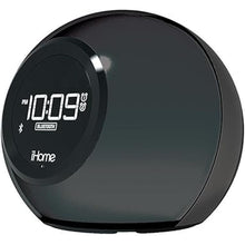 Load image into Gallery viewer, iHome Alarm Clock Radio with Bluetooth Speaker and Color Changing Lamp, USB Charging, and Speakerphone for Home, Office, or Dorm (IBT29BX6)
