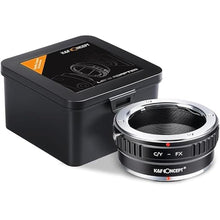 Load image into Gallery viewer, K&amp;F Concept Lens Mount Adapter Compatible with Contax/Yashica (Also Know as c/y) Lens to Fujifilm X-Pro1 Mirrorless Camera
